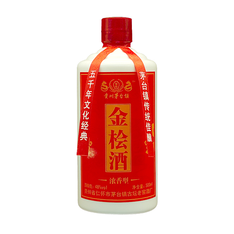 金桧48%vol浓香型白酒500ml